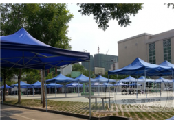 招聘會 藍(lán)色帳篷租賃